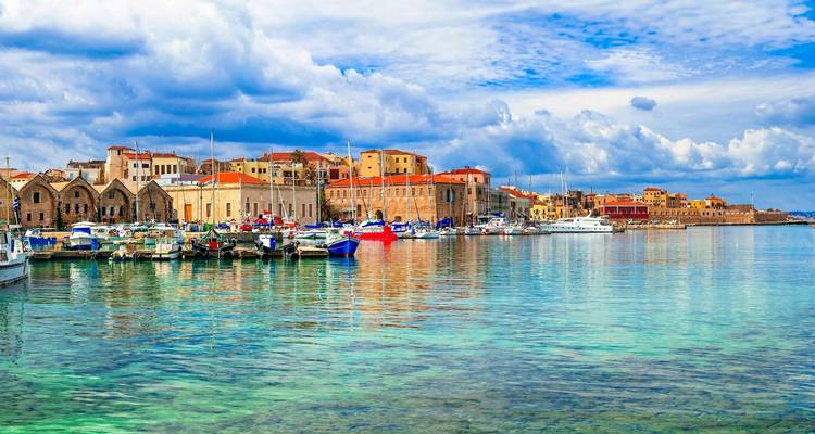 Luxury yacht sailing in the Mediterranean Sea